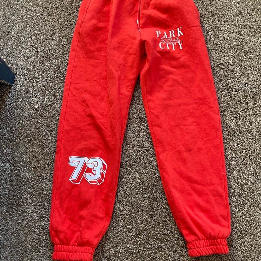 Park City Red Kids Sweatpants
